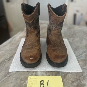 Kids Rocky Boots - Ride Wellington - Brown